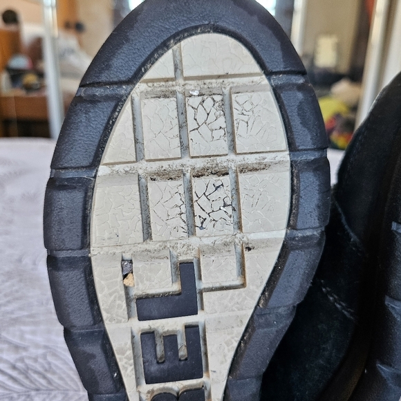 VGUC Sorel Explorer Joan Winter Boots Black Suede Faux Fur Waterproof Women 6 - Picture 14 of 16